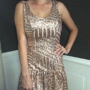 Gold sequin dress! NEW WITH TAGS